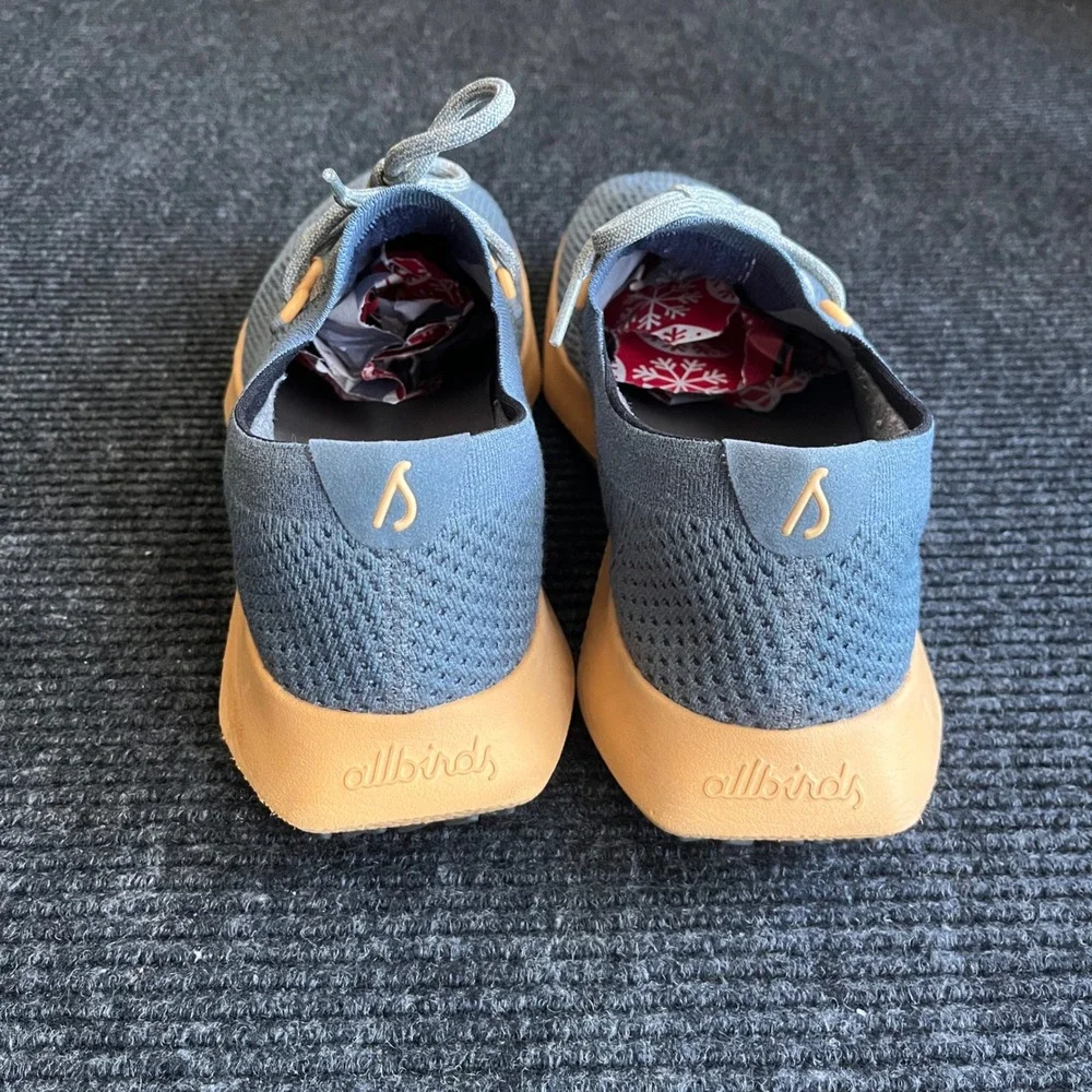 Allbirds Tree Dasher 2 Running Shoes Mens 12 Blue Grey Sustainable Sneakers